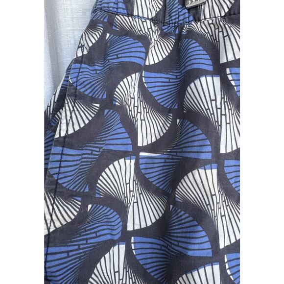 Barney Cools Shorts Men’s Size 32 Blue Print Drawstring Elastic Waist READ - Picture 3 of 8